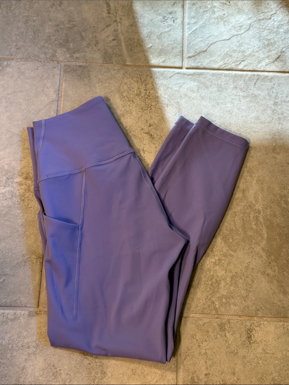 lululemon athletica Purple Leggings with Side Pocket